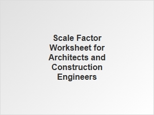 Architectural Blueprint Scaling Practice Worksheet