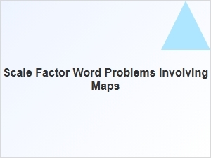 Word Problems with Scale Factors on Maps